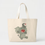 Sac somnolent mignon d'éléphant de bande dessinée sacs