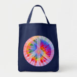 Sac teint par cravate de signe de paix