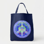 Sac teint par cravate de signe de paix