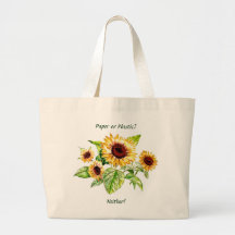 Sac, tournesols