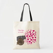 Sac vintage de canon d'amour