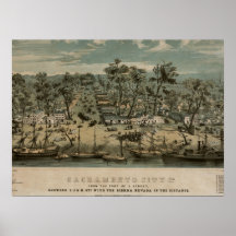 Sacramento 1850 affiche