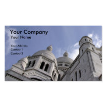 Sacre Coeur Modèles De Cartes De Visite