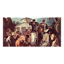 Sacrifice à Dieu Selenos par Ricci Sebastiano ( Photocartes