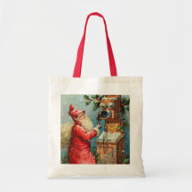 sacs fourre-tout vintages à Noël