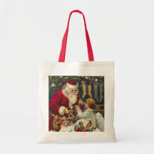 sacs fourre-tout vintages à Noël