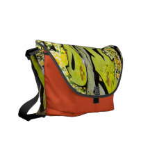 Sacs messenger chics Orange-Urbains à mandarine Sacoche