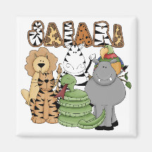 Safari animal aimant