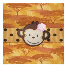 Safari de singe impression photographique
