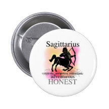 Sagittaire au sujet de vous badge avec épingle