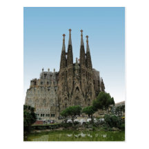 Sagrada Familia, Barcelone, Espagne Carte Postale