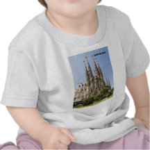 Sagrada Familia Barcelone Espagne T-shirt
