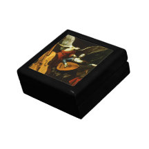 Saint Cecilia et l'ange par Carlo Saraceni Boîte À Babioles