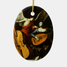 Saint Cecilia et l'ange par Carlo Saraceni Ornements