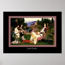 Saint Cecilia Poster