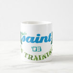 Saint dans la tasse de formation (bleue)