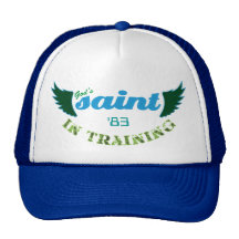 Saint dans le chapeau (bleu) de formation casquette
