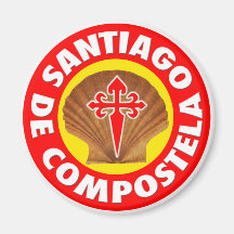 Saint-Jacques-de-Compostelle Magnets Pour Réfrigérateur
