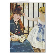 Saint-Lazare de Gare - Edouard Monet Carte De Vœux