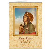 Saint Rocco - carte de voeux heureuse de jour de f