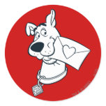 Saint-Valentin 02 de Scooby autocollants