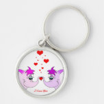 Saint-Valentin chanceuse Keychain d'auriculaire Porte-clé