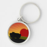 Saint-Valentin chanceuse mignonne Keychain d'auric Porte-clefs