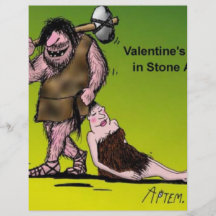 Saint-Valentin drôle comique Prospectus En Couleur