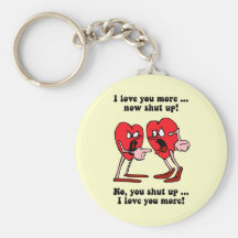 Saint-Valentin mignonne et drôle Porte-clefs