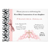 Sainte communion invitations personnalisées