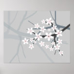 Sakura - copie japonaise de fleur de cerisier posters