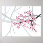 Sakura - copie japonaise de fleur de cerisier posters