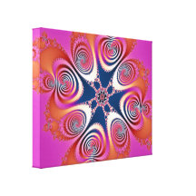 Salamandre - art de fractale impressions sur toile