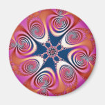 Salamandre - art de fractale magnets pour réfrigérateur