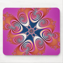 Salamandre - art de fractale tapis de souris