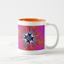 Salamandre - art de fractale tasse à café