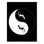 Salamandre de Yin Yang Cartes Postales