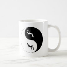Salamandre de Yin Yang Mugs À Café
