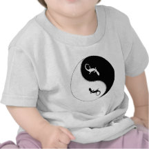 Salamandre de Yin Yang T-shirt