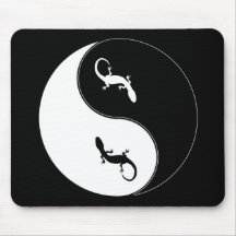 Salamandre de Yin Yang Tapis De Souris