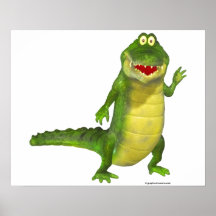 Salé le crocodile affiches