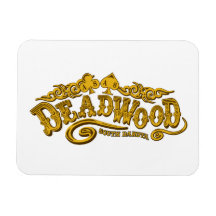 Salle de bois mort magnets rectangulaire