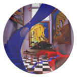 Salles magiques par art de Lenny Assiette
