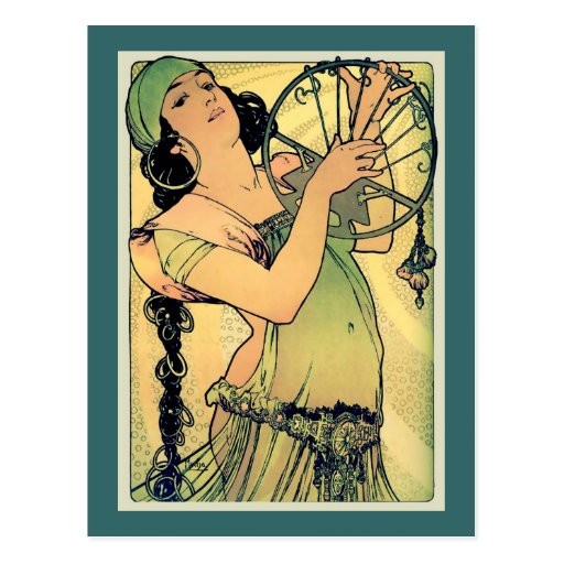 Salome par art Nouveau de ~ d'Alphonse Mucha Cartes Postales
