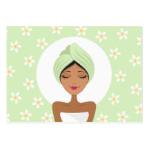 Salon de beauté ou carte de visite de spa avec le 