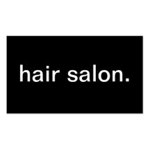 Salon de coiffure cartes de visite personnelles