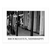 Salon de coiffure de Brookhaven Mississippi Carte Postale