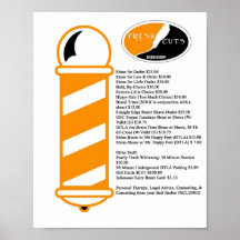 Salon de coiffure de Jasen Sousa Poster