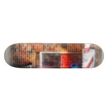 Salon de coiffure de voisinage skateboards personnalisés