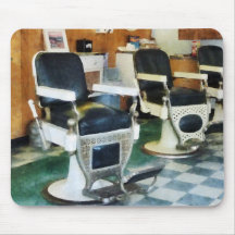 Salon de coiffure faisant le coin tapis de souris